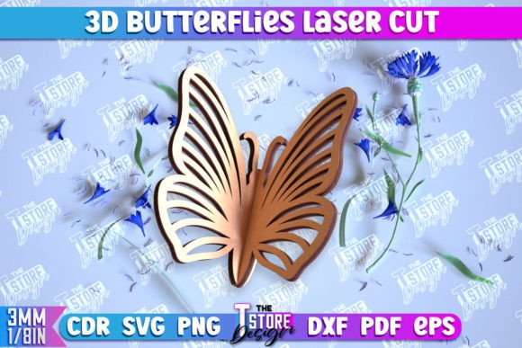 3D Butterflies Summer Design CNC File Review