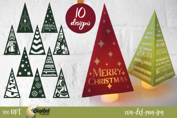 3D Christmas Trees Paper Cut Bundle Review
