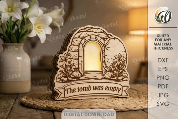 3D Easter Lamp Laser Cut: A Festive Design for Home Decor Projects