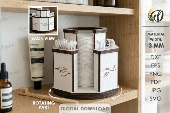 3D Rotating Organizer Laser Cut: A Designer’s Practical Take