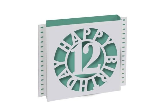 Birthday Shadow Box 3D SVG for Modern Branding Projects
