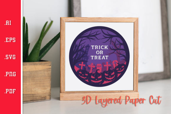 Trick or Treat Halloween Graphics for Crafty Blog Design
