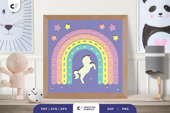 Unicorn with Rainbow 3D Paper Cut SVG Review for Real Projects